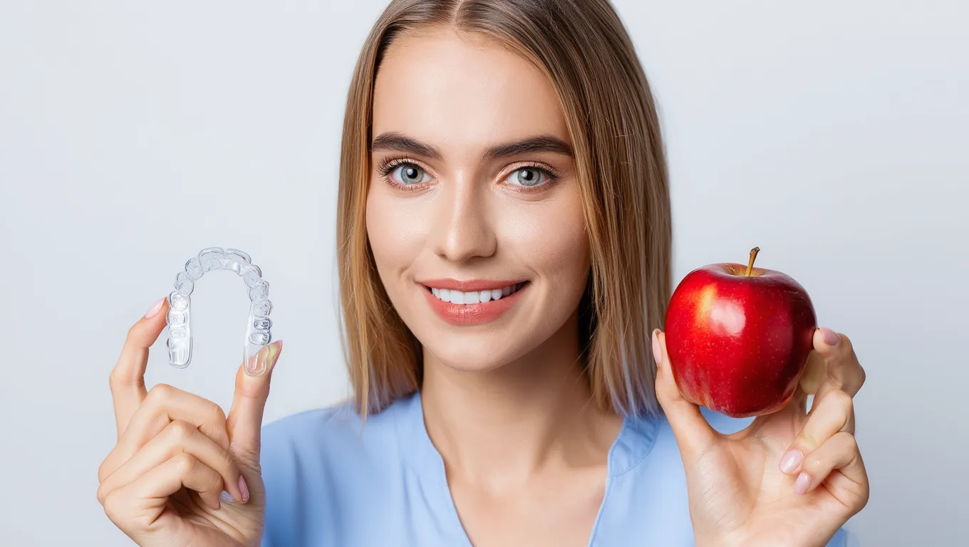 what can you eat with clear aligners
